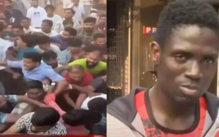A child who was beaten up