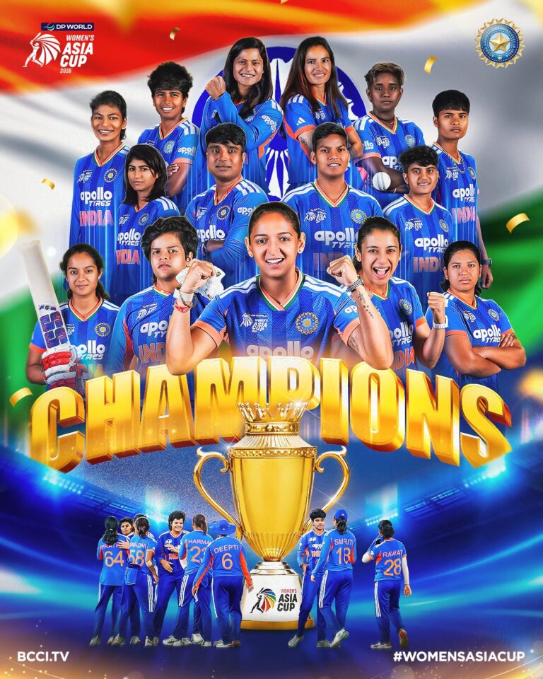 India women's beat Sri Lanka to win Asia cup T20 2026 championship